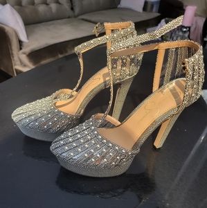JESSICA SIMPSON new stingray platform heels